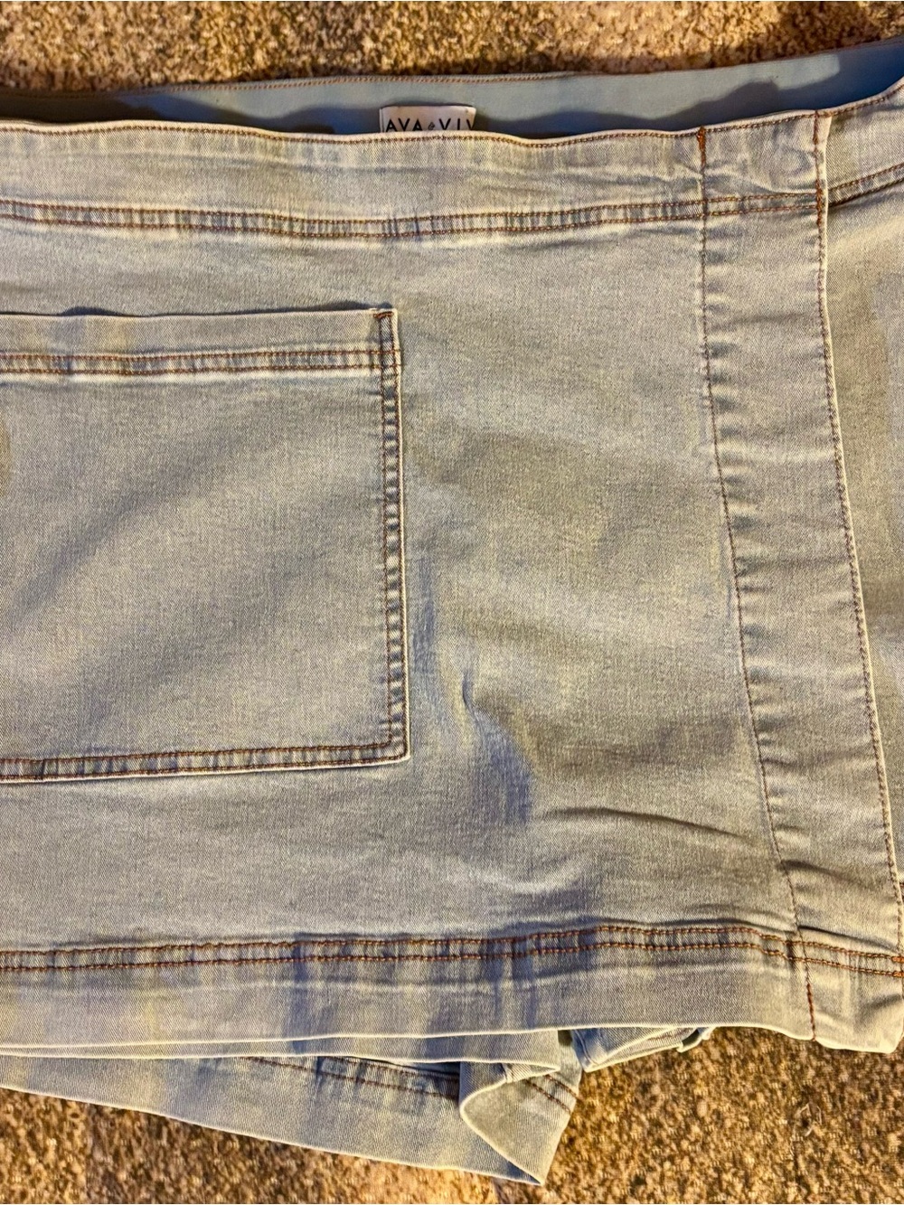 Ava & Viv Light Blue Skort Size 17 EUC